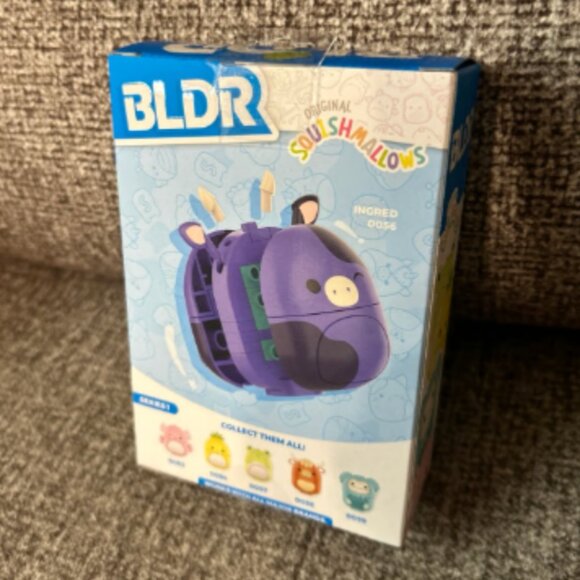 NIB Squishmallows BLDR Series 1 Ingred Cow Block Building Toy New in Box - Picture 2 of 2